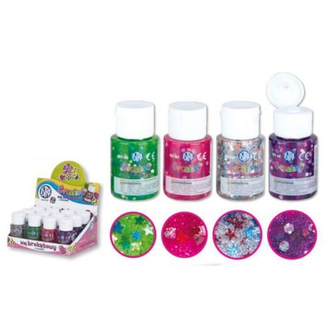 Klej brokatowy Astra, 40ml z konfetti